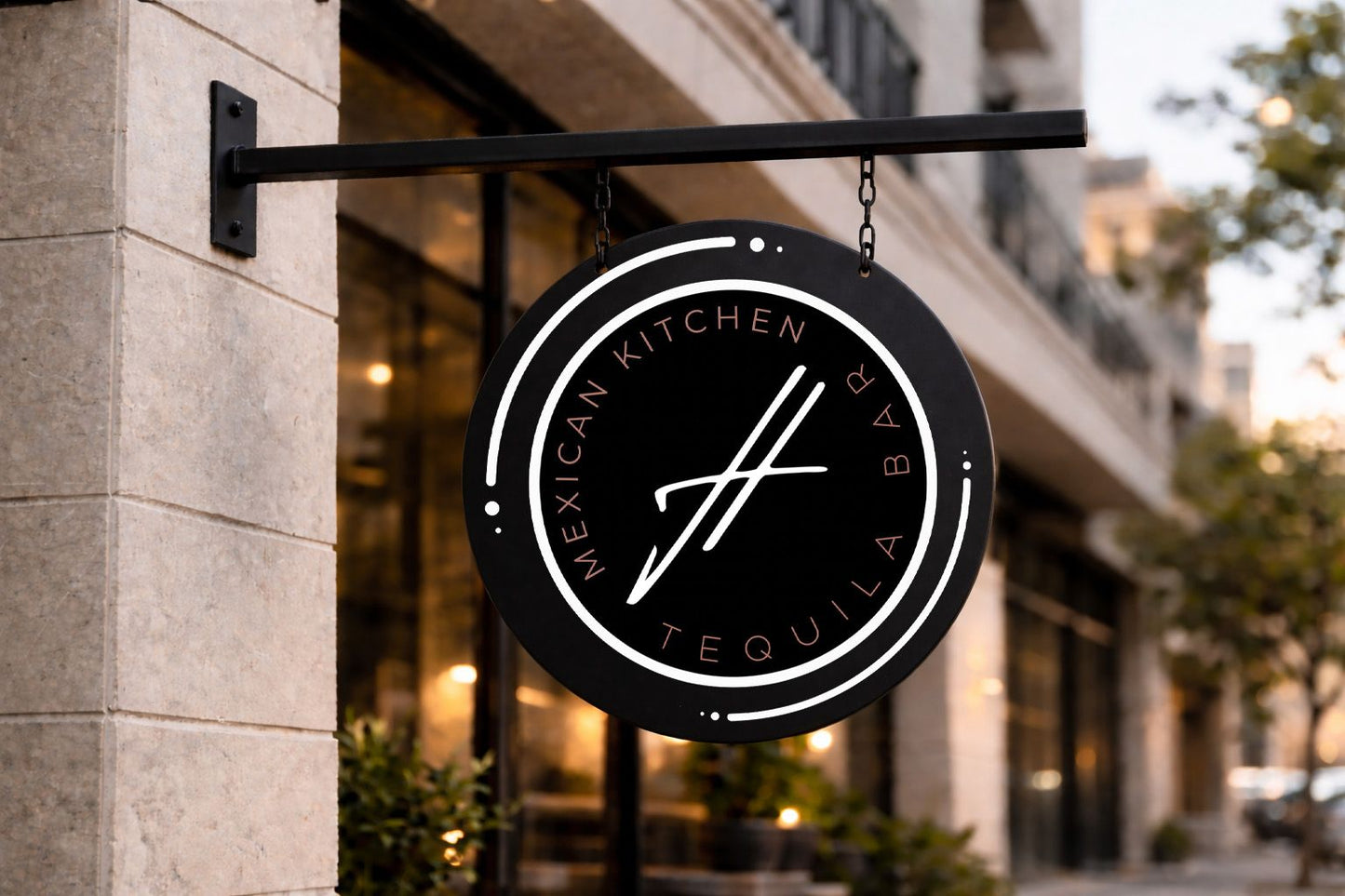 2 Custom 3D Metal Frontlit and One Blade Sign For Efrain