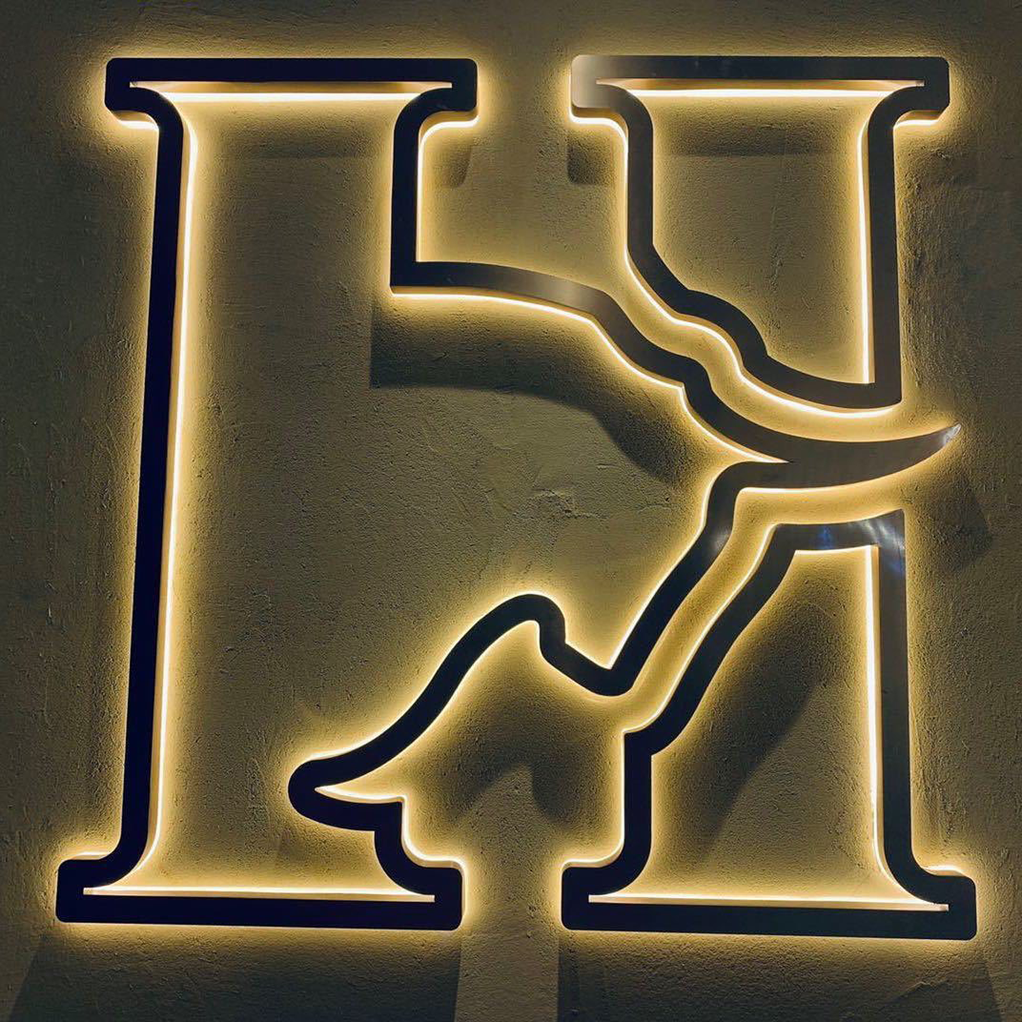 Elegant Metal Frontlit Signs