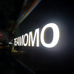 Illuminated Metal Backlit Sign