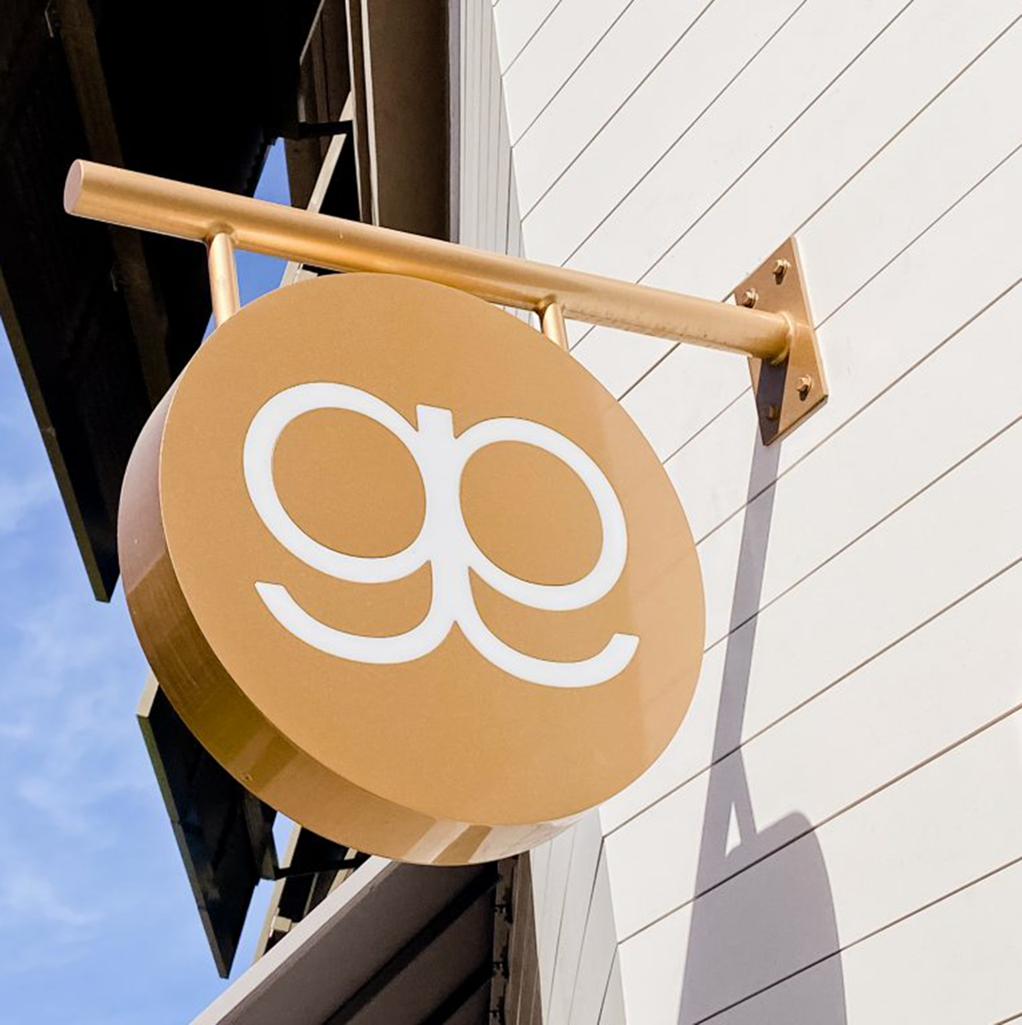 Sleek Metal Blade Signs