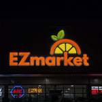 Illuminated Metal Backlit Sign