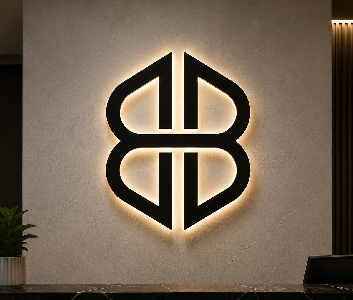 Custom 3D Acrylic Backlit Sign For Katelyn
