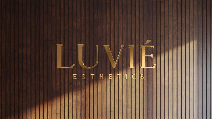 Custom 3D Gold Metal Sign For Luciana