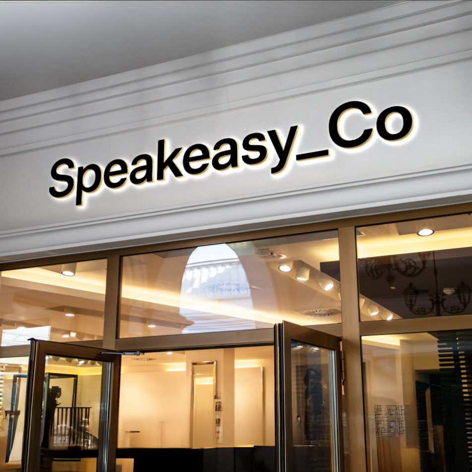 3D Metal Backlit Sign - Aaron Mora