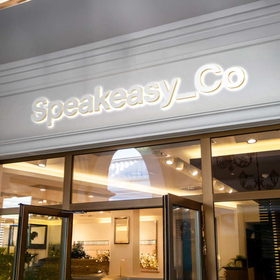 3D Metal Backlit Sign - Aaron Mora