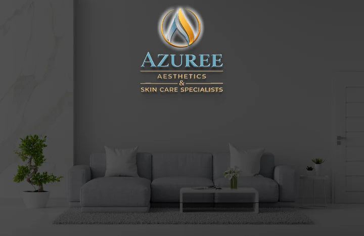 Custom 3D Metal Backlit Sign Without Installation For Melinda