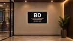 Custom Lightbox Sign For Guy Kornblum
