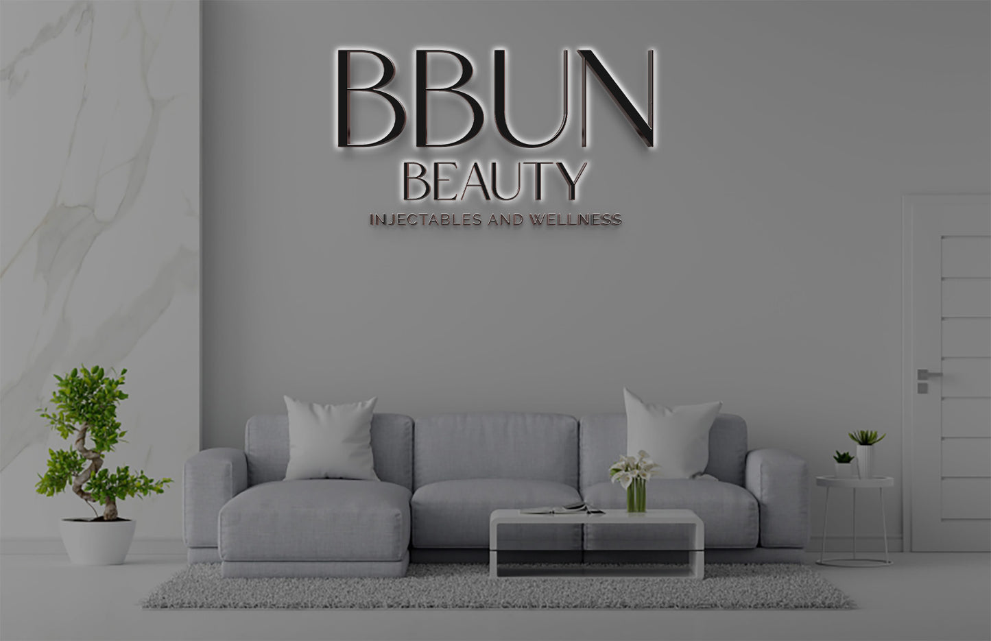 Custom 3D Acrylic Backlit Sign For Brittany