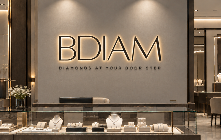 Custom 3D Acrylic Backlit Sign For Bhavya