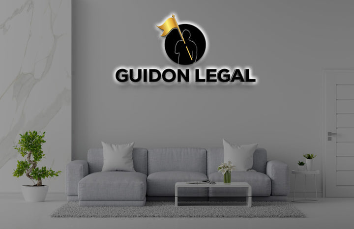 Custom 3D Acrylic Backlit Sign For Andrew