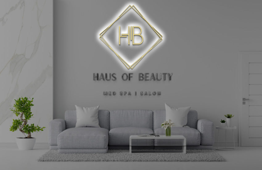 Custom Acrylic Sign For Amber