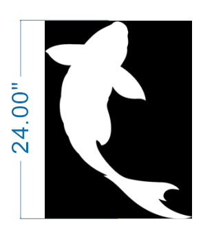Two Custom Koi Signs For LArry