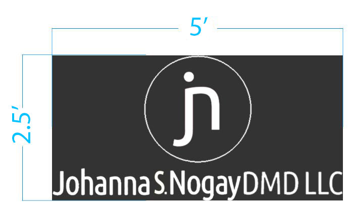 Custom 3D Metal Sign For Johanna
