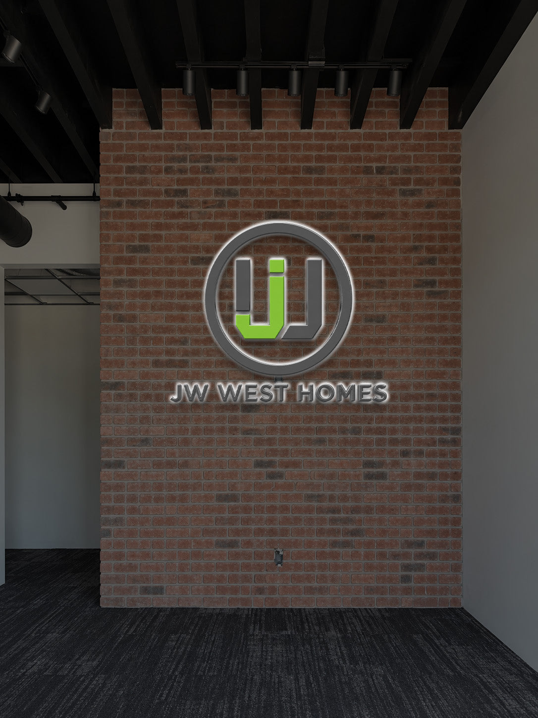 Custom 3D Metal Backlit Sign For Jared