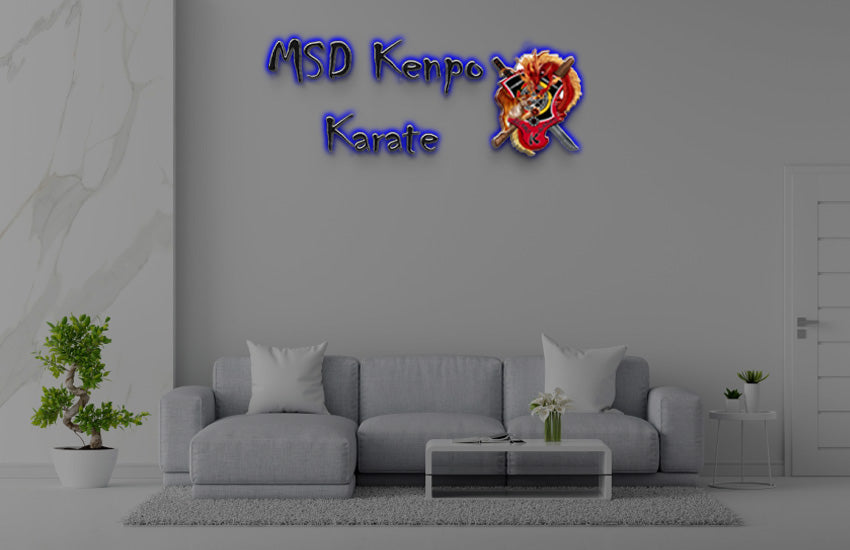 Custom 3D Acrylic Backlit Sign For Robert