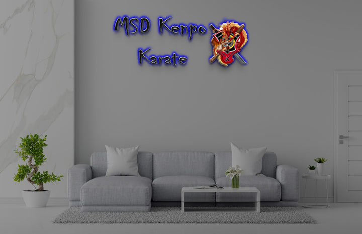Custom 3D Acrylic Backlit Sign For Robert