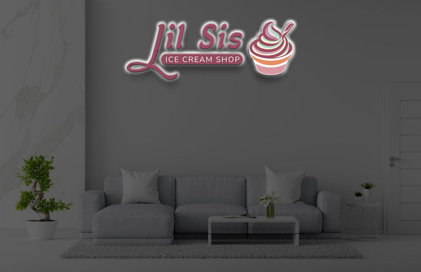 Custom 3D Acrylic Backlit Sign for ShaVohn