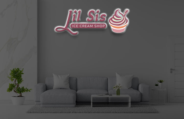 Custom 3D Acrylic Backlit Sign for ShaVohn