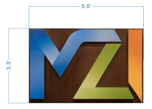 Custom 3D Acrylic Backlit Sign For Dana