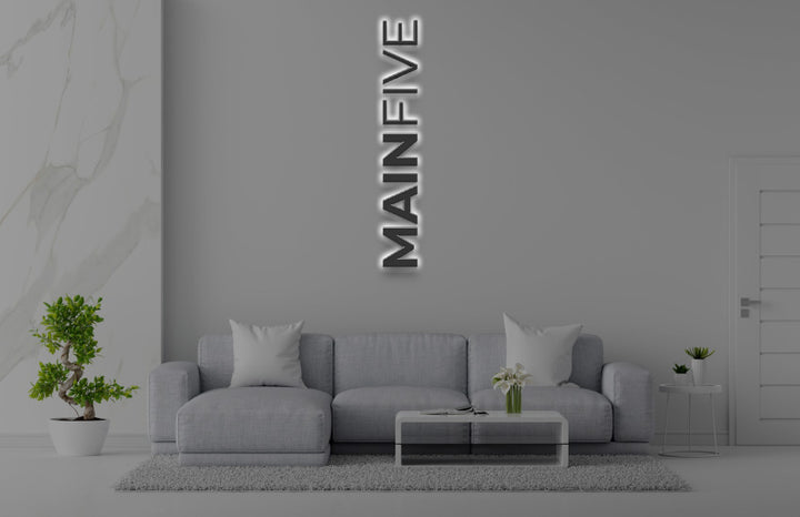 Custom 3D Acrylic Backlit SIgn For Alicia