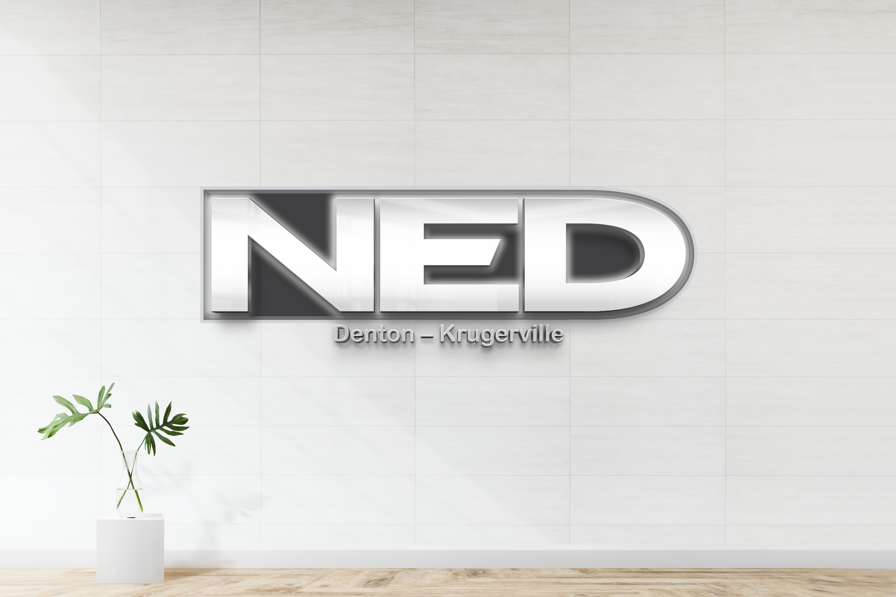 Custom Backlit Sign - Angela Calderon