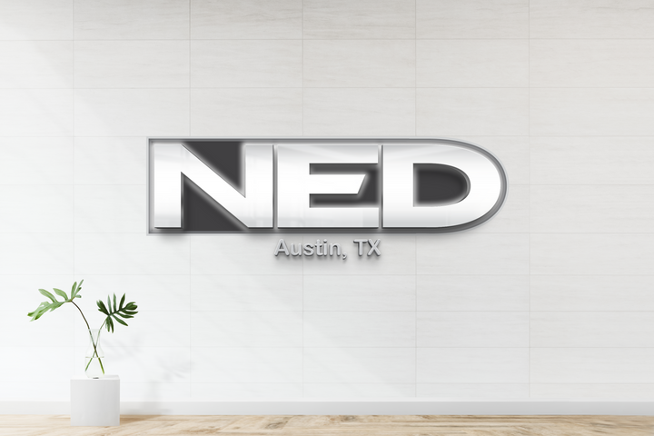 Custom Metal Backlit Sign For Angela