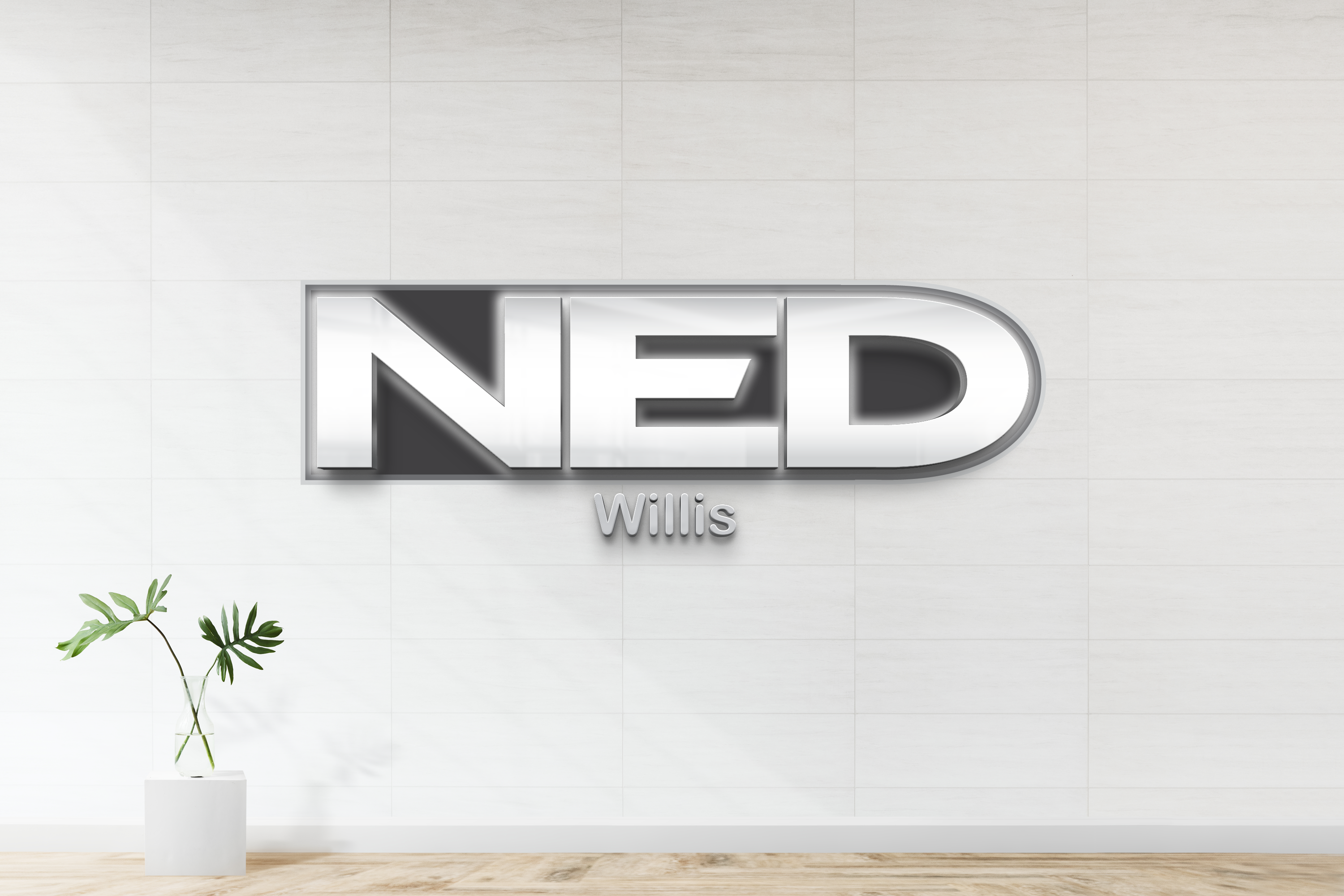 Custom 3D Backlit Sign - Angela Calderon (Willis)