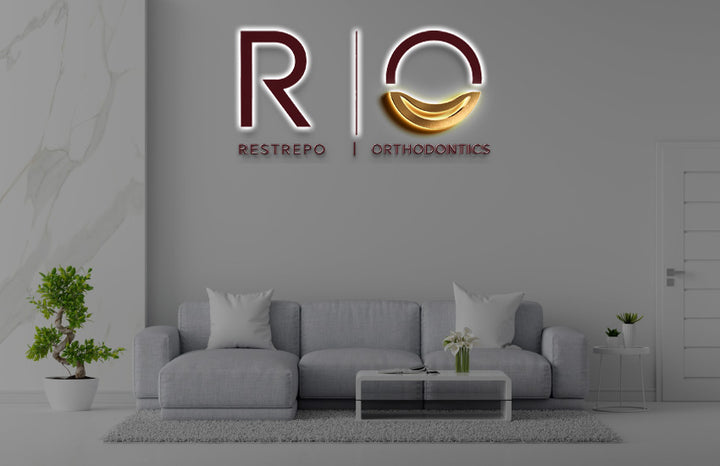 Custom 3D Metal Backlit Sign For Xiomara