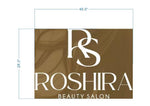 Custom 3D Acrylic Backlit Sign For Roshira