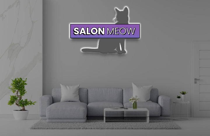 Custom 3D Acrylic Backlit Sign For John