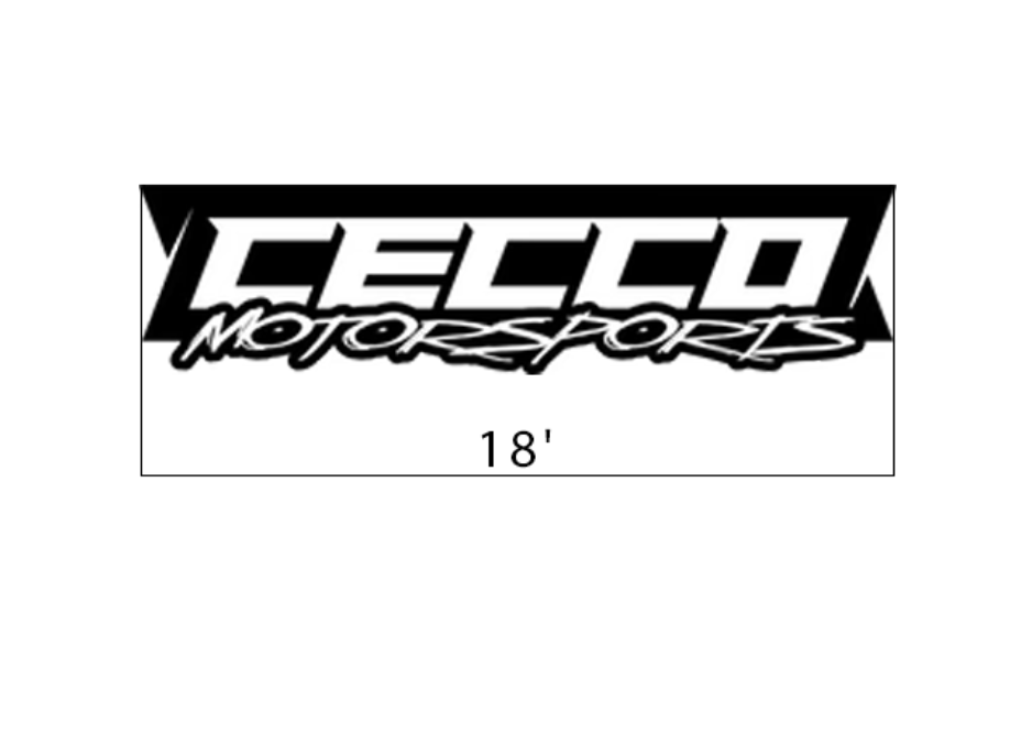 Custom 3D Metal Sign - Cecco Motorsports