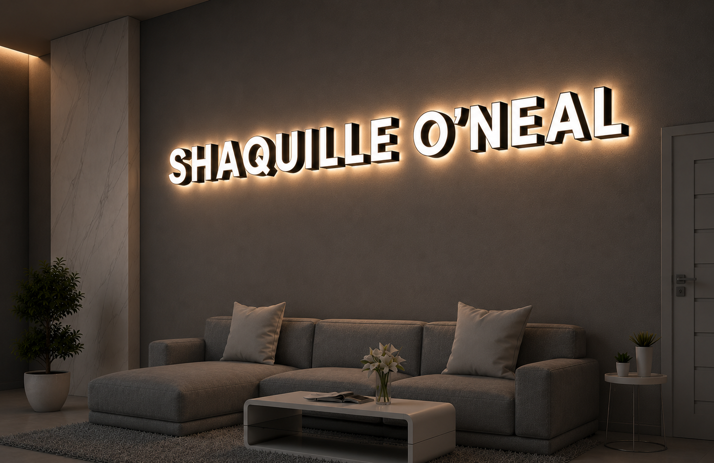 4 Custom Frontlit & Backlit Signs For Doug
