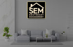 Custom Metal Routed Lightbox Sign For Nicole
