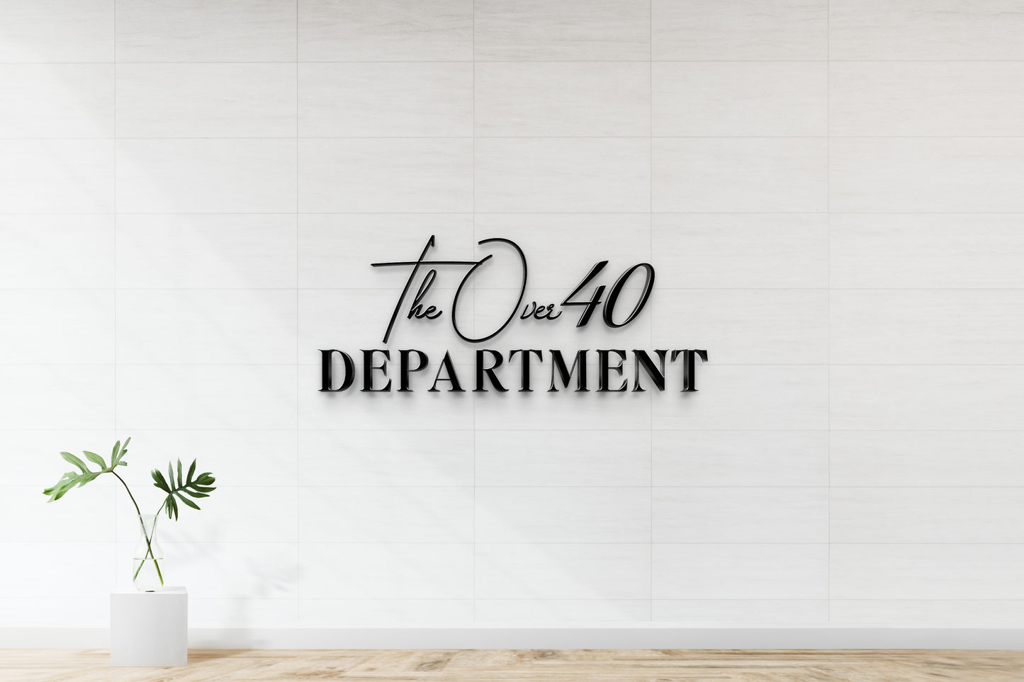 Custom 3D Acrylic Sign For Jeanette