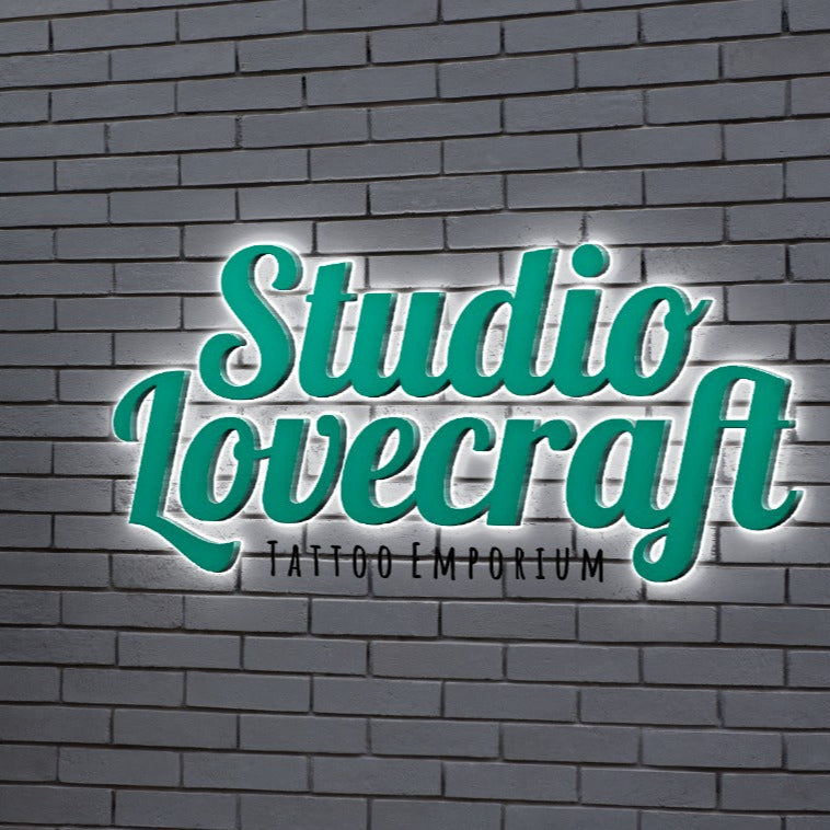 3D Acrylic/Metal Backlit Sign - David R Castellanos