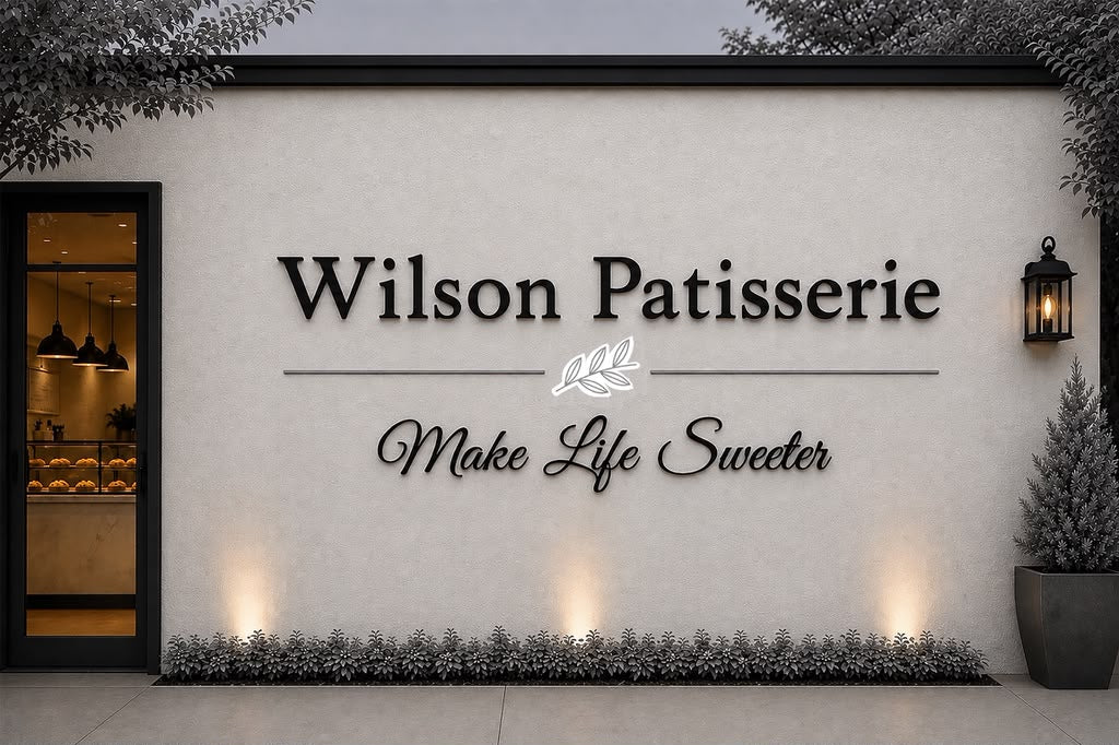 Two Custom 3D Signs For Alexander Wilson