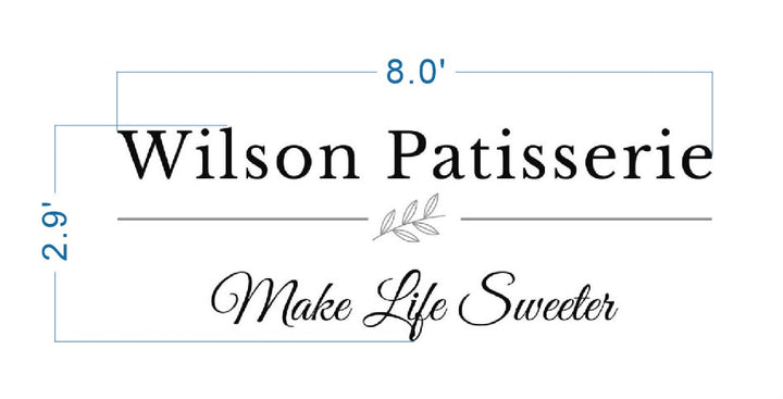 Two Custom 3D Signs For Alexander Wilson