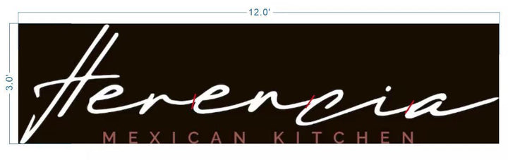 2 Custom 3D Metal Frontlit and One Blade Sign For Efrain