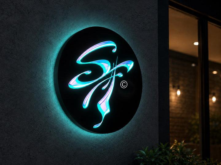 Custom Lightbox Sign For Steve