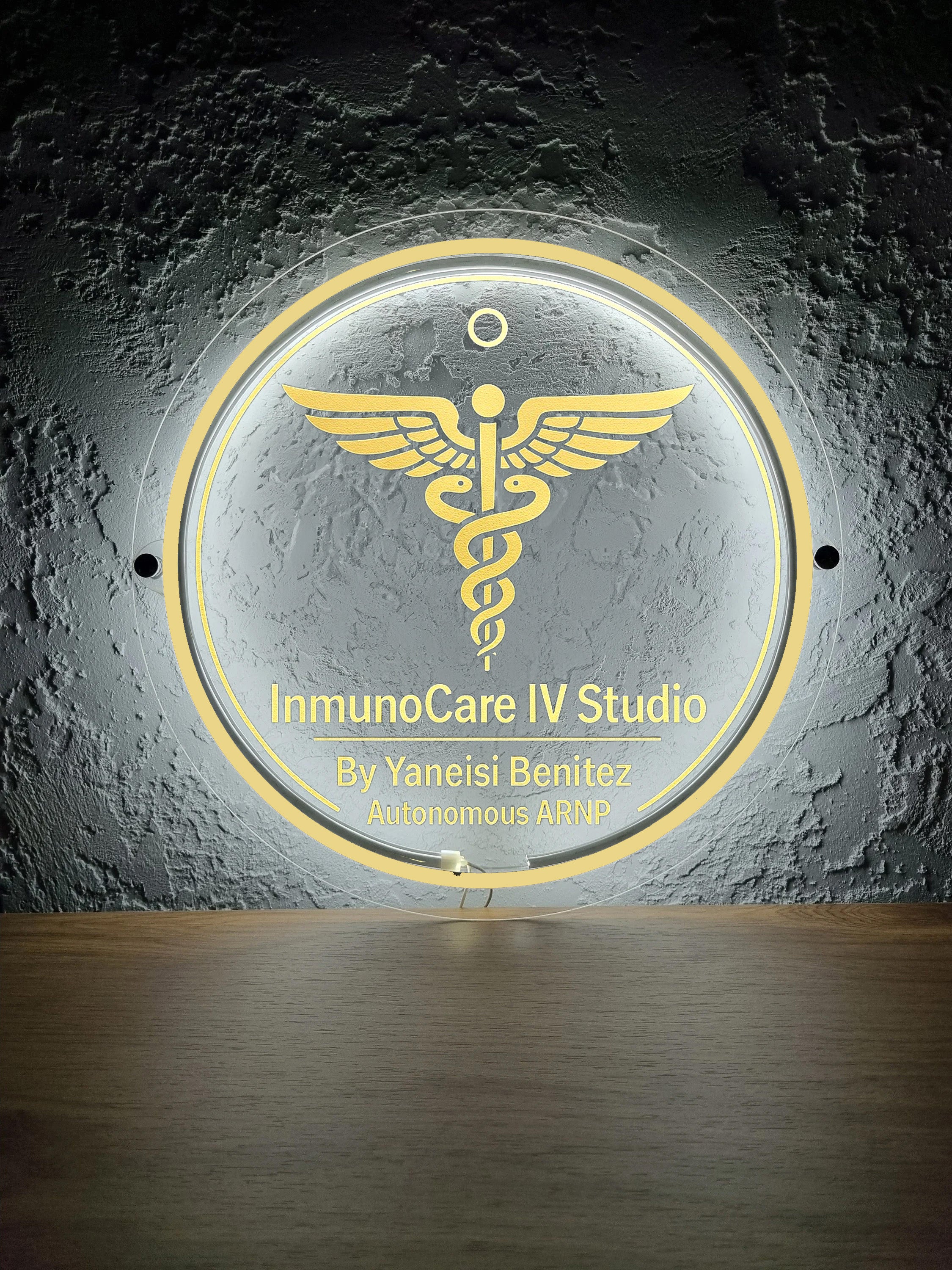Remaking Custom Acrylic Backlit Sign For Yaneisi