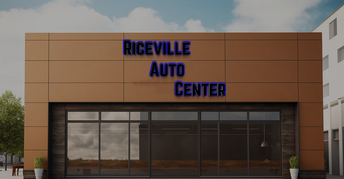 Custom 3D Metal Backlit Sign For Riceville Auto Center